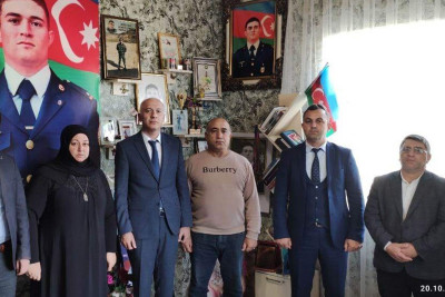 Lənkəranda şəhid ailələri ziyarət olunub