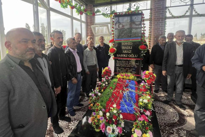 Lənkəran ŞİH başçısı Araz İbadlının məzarına baş çəkib