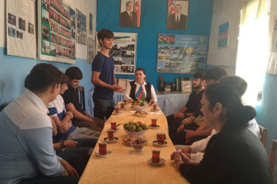 Astarada kəndin çağırışçı gəncləri ilə görüş təşkil olunub