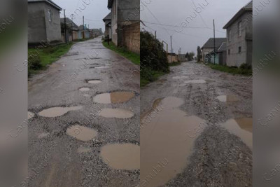 Liman şəhərinin Mais İbayev küçəsi keçilməz vəziyyətdədir