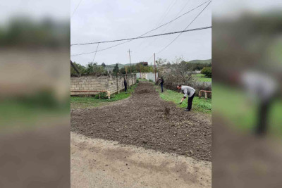 Cəlilabad rayonunun Seyidbazar kəndində yollar təmir olunub