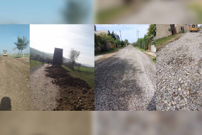 Cəlilabad rayonunda yolların təmiri davam edir