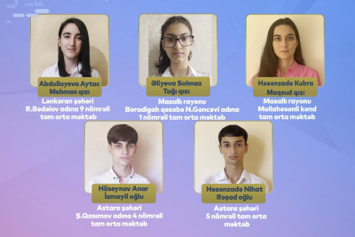 Prezident tərəfindən təqaüd verilən məzunlarımızı tanıyaq