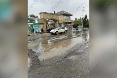 Lənkəran Dövlət Universitetinin qarşısındakı yol sakinlərə çətinlik yaradır