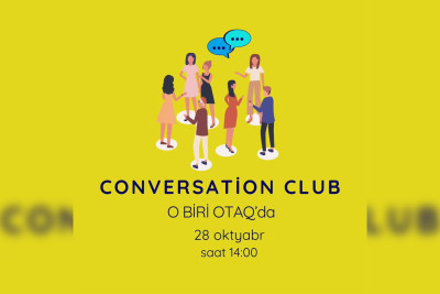 “O biri otaq”da “Conversation club” keçiriləcək