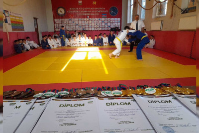 Masallıda cüdoçular güclərini sınayıblar