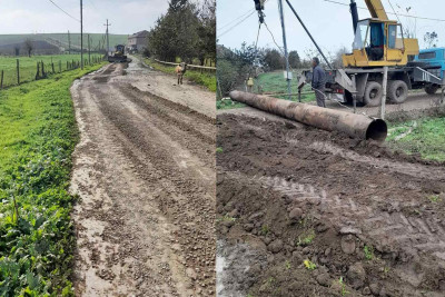 Cəlilabadda yolların təmiri davam edir