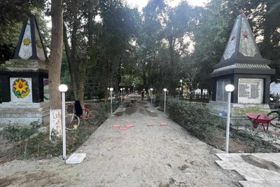 Cəlilabadın Privolnoye kəndindəki park təmir olunub