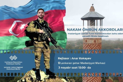 Lənkəranda şəhid Tural Hümmətova həsr olunan film təqdim olunacaq