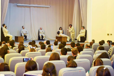 “Yuğ” teatrının kollektivi Masallıya qastrol səfəri edib