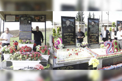 Cəlilabadda şəhid məzarlarına baş çəkilib