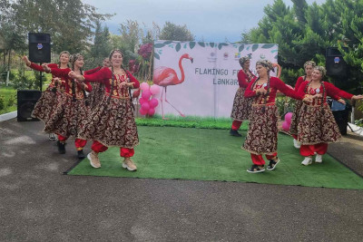 Qızılağac Milli Parkında Flaminqo festivalı baş tutub
