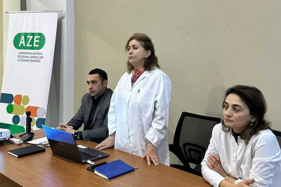 Lənkəranda Səhiyyə Nazirliyinin Respublika QİÇS ilə Mübarizə Mərkəzi tərəfindən tədbir keçirilib