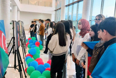 Lənkəranda Bayraq Gününə həsr olunmuş sərgi keçirilib