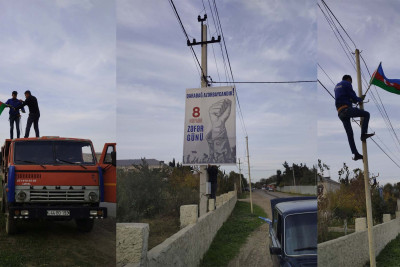 Masallının Xırmandalı kəndində Zəfər Günü ilə bağlı hazırlıqlar başlayıb