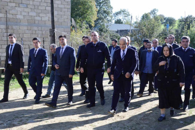 Masallıda yeni çəkilmiş qaz xəttinin açılışı olub