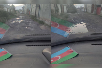 Lənkəran: 18-ci məhəllənin yolu sakinləri narahat edir