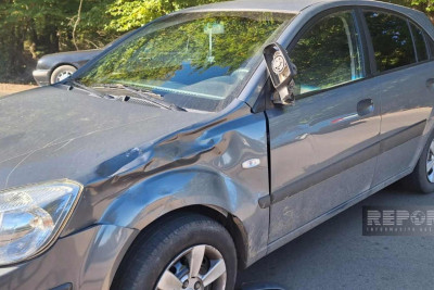 Lənkəranda avtomobil motosikletlə toqquşub: ölən var
