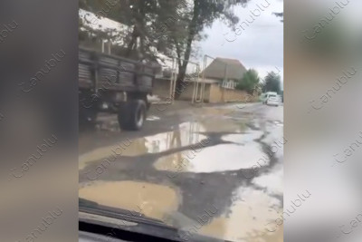 Lənkəranın Tükəvilə kəndinin yolu bərbad vəziyyətdədir