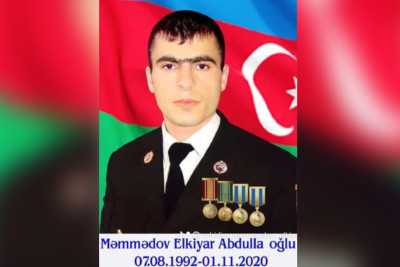 Bu gün Vətən müharibəsi şəhidi Elkiyar Məmmədovun anım günüdür