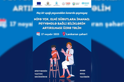 Lənkəranda tibb işçiləri və valideynlər üçün maarifləndirici seminar keçiriləcək