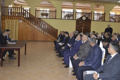 Qəzənfər Ağayev Şiyəkəran kəndində vətəndaşlarla görüşüb
