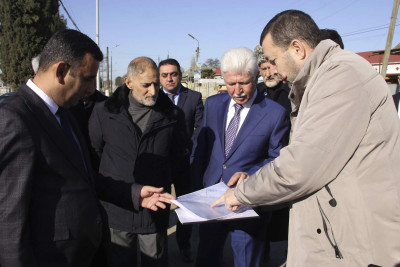 Rafiq Cəlilov Göytəpə şəhərində tikiləcək xəstəxananın layihəsi ilə tanış olub
