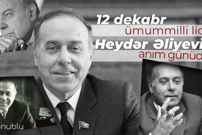 Bu gün ulu öndər Heydər Əliyevin vəfatından 20 il keçir