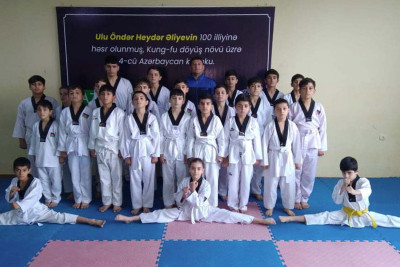 Cəlilabadda taekvondoçular güclərini sınayıblar