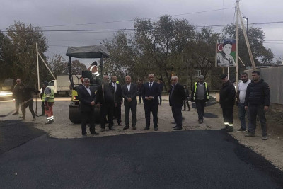 Araz Əhmədov Masallıda həyata keçirilən abadlıq-quruculuq işləri ilə tanış olub