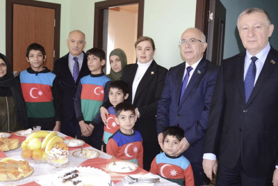 Masallıda “Sabahın 5 əsgərinə ev olaq" devizi altında ev tikilib