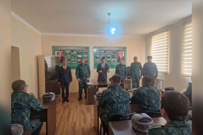 Astarada əsgər və zabitlərlə görüş və mükafatlandırma mərasimi keçirilib