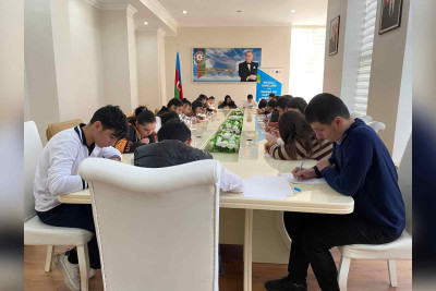 Masallıda “Heydər Əliyev ili” çərçivəsində məktəblilər arasında müsabiqə keçirilib