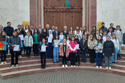 Cəlilabadda Heydər Əliyevə həsr olunmuş rəsm müsabiqəsi keçirilib