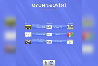 Region Liqasında Cənub zonasının 2-ci tur oyunları keçiriləcək