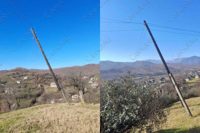 Lənkəranın Şovu kəndindəki dirəklər uzun müddətdir ki, təmir olunmur