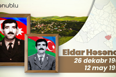 Bu gün ermənilər tərəfindən başına 50000 dollar qoyulan Eldar Həsənovun doğum günüdür