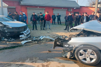 Masallıda zəncirvari qəza baş verib