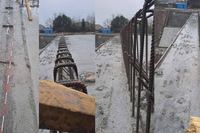 Astaranın Şiyəkəran kəndində inşa olunan körpünün betonlama işləri tamamlanıb