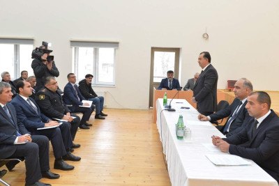Taleh Qaraşov Zövlə kənd sakinləri ilə görüş keçirib