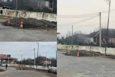 Astaranın bu ərazisində yol təhlükə yaradır
