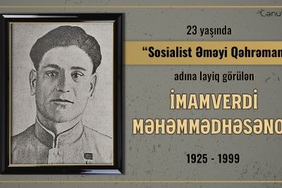 23 yaşında “Sosialist Əməyi Qəhrəmanı” adına layiq görülən İmamverdi Məhəmmədhəsənov