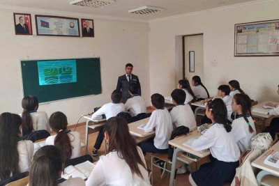 Cəlilabadda Dünya Ekoloji Təhsil Gününə həsr olunmuş görüş keçirilib