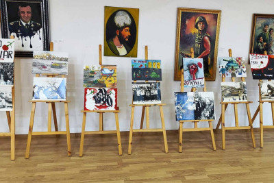 Masallıda “Qanlı şənbə” adlı rəsm sərgisi keçirilib