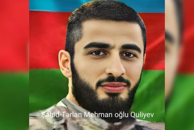 Bu gün şəhid Tərlan Quliyevin mövlud günüdür