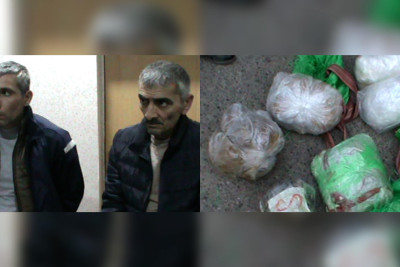 İrandan gətirilən 32 kq narkotik dövriyyədən çıxarılıb