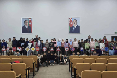 Cəlilabadda “Yol hərəkəti qaydalarını öyrənək” mövzusunda seminar baş tutub