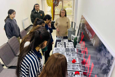 Masallıda “Xocalı soyqırımı həqiqətləri” adlı tarix dərsi keçirilib