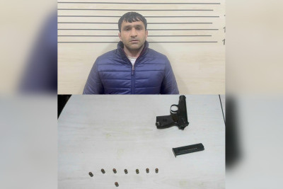 Masallı sakinində "Makarov" tapançası tapılıb