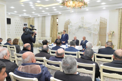 Taleh Qaraşov Şiləvar kənd sakinləri ilə görüşüb